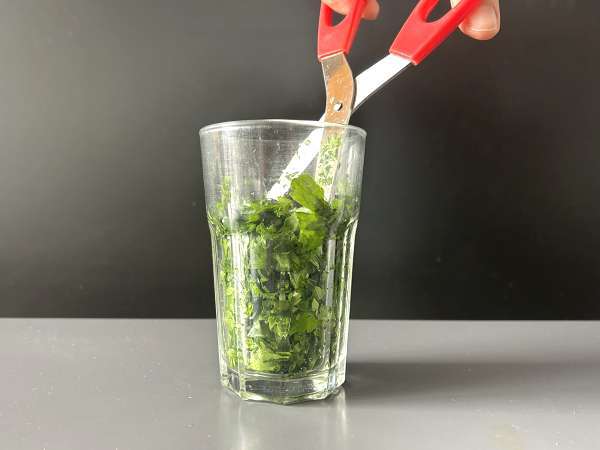 Spenat- och champinjonpannkakor - Beredning steg 3