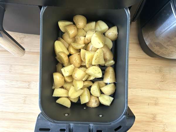 Knaprig, smältande getostlogga panerad med Air Fryer: absolut komfort! - Beredning steg 2