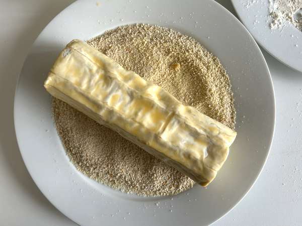 Knaprig, smältande getostlogga panerad med Air Fryer: absolut komfort! - Beredning steg 4