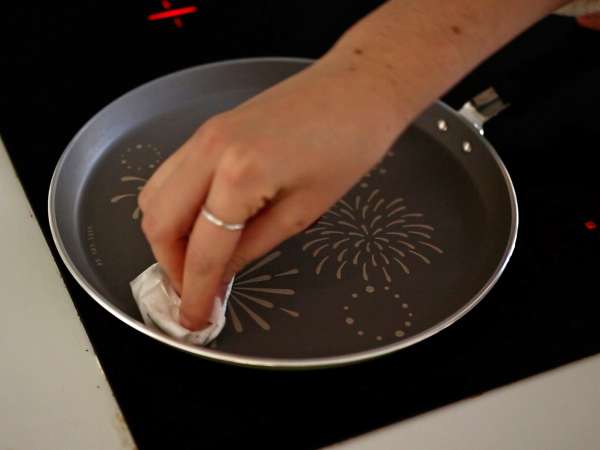 Pannkakstagliatelle med choklad och jordnötter! - Beredning steg 3