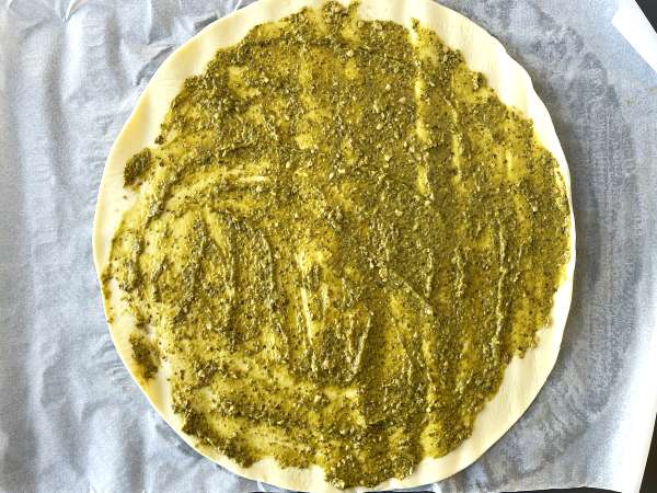 Mozzarella pesto smördegsbakelser med fritös, klara på 15 minuter! - Beredning steg 1