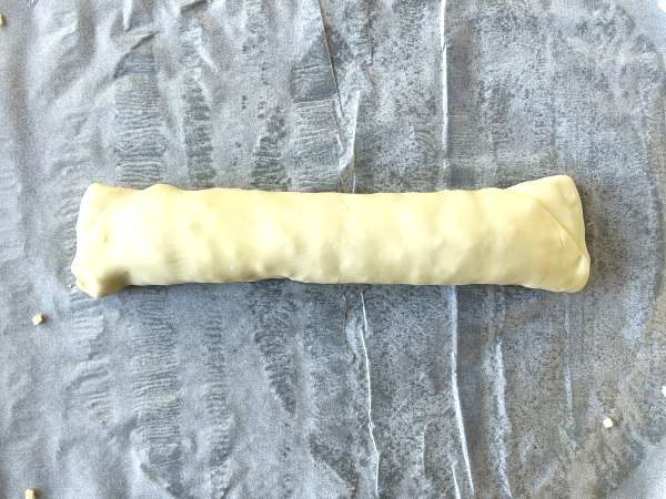 Mozzarella pesto smördegsbakelser med fritös, klara på 15 minuter! - Beredning steg 3