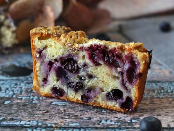 Blueberry crumble cake: tårtan som kombinerar fondant, mjukhet och krispighet! - Beredning steg 9