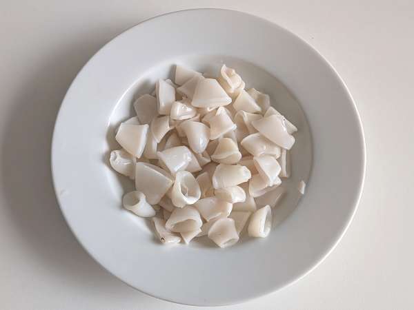 Bläckfisksås: ett perfekt tillbehör till pasta - Beredning steg 1