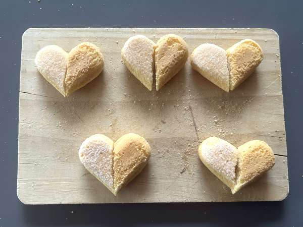 Soletillahjärtan med choklad- och pistagetäcke - Beredning steg 4