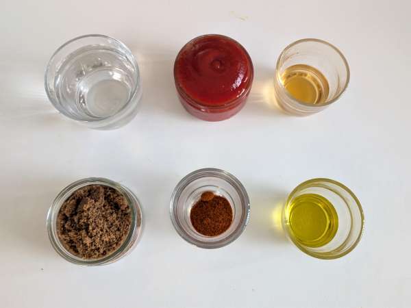 Köttbullar i luftfryser med sötsur grillsås: enkelt och välsmakande recept - Beredning steg 1