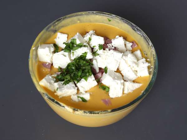 Smakrik skinka och feta brownie med pumpa: det perfekta receptet för återvinningssoppa! - Beredning steg 2