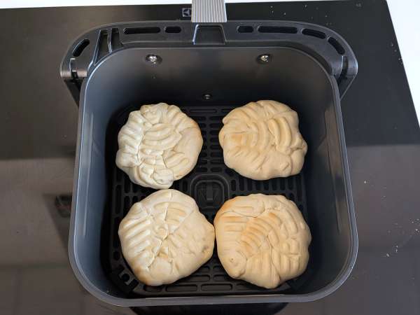 Burgerbröd för luftfrysning: perfekt för en snabb och välsmakande middag - Beredning steg 9