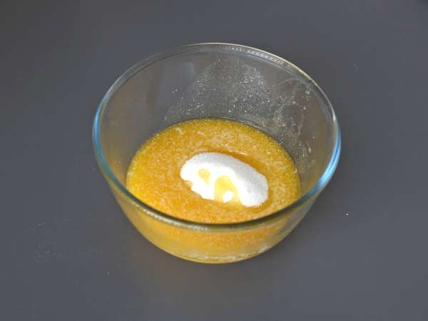 Extra fondant upp-och-nedvänd banankaka - Beredning steg 3