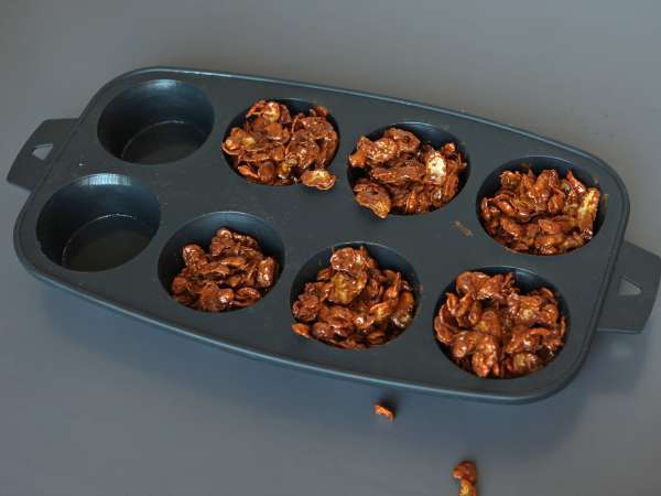 Påskbo i sandrosor - Beredning steg 3