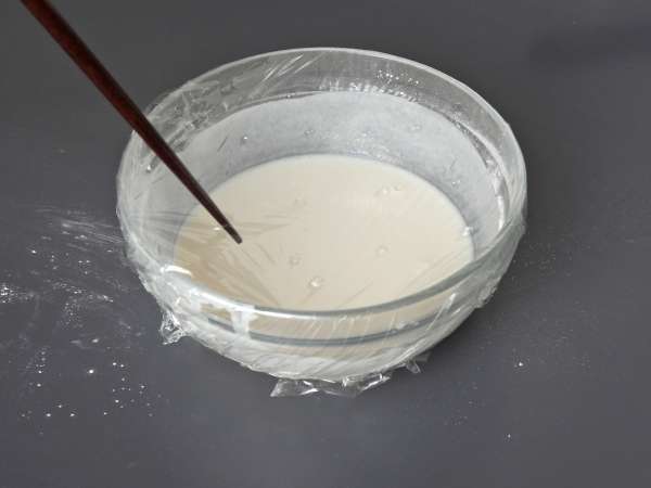 Mochi-kakor med ube - Beredning steg 1