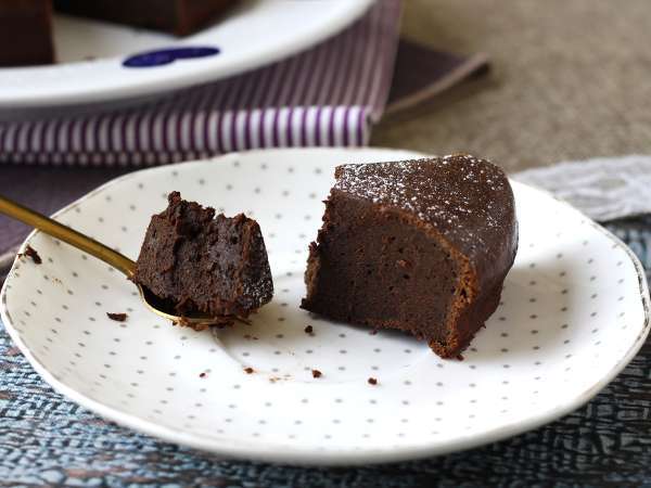 Proteinrik chokladfondant: ett enkelt recept med vassle som är lätt att tillaga - Beredning steg 5