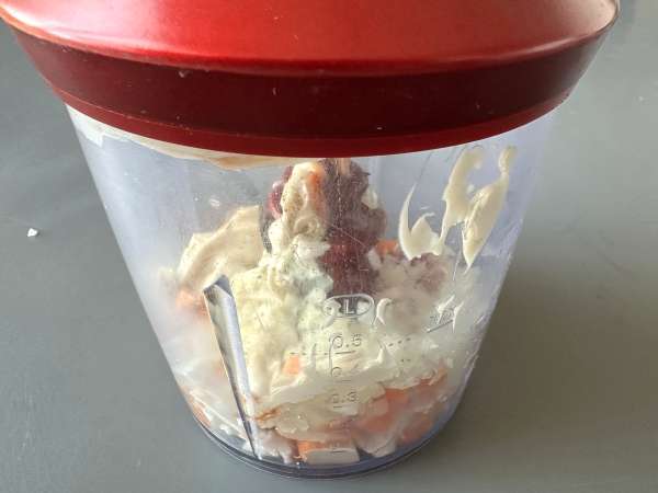 Surimi-pålägg: ett supersnabbt recept till aperitifen - Beredning steg 4