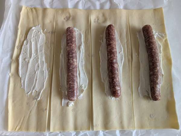 Korv- och ostbollar i luftfritösen - Beredning steg 4