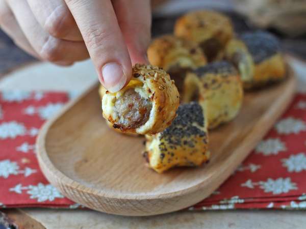 Korv- och ostbollar i luftfritösen - Beredning steg 10