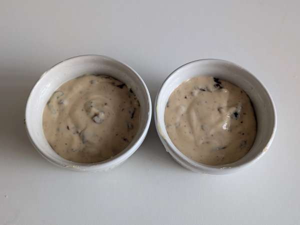 Salta muffins med oliver och Philadelphia i airfryer - Beredning steg 6