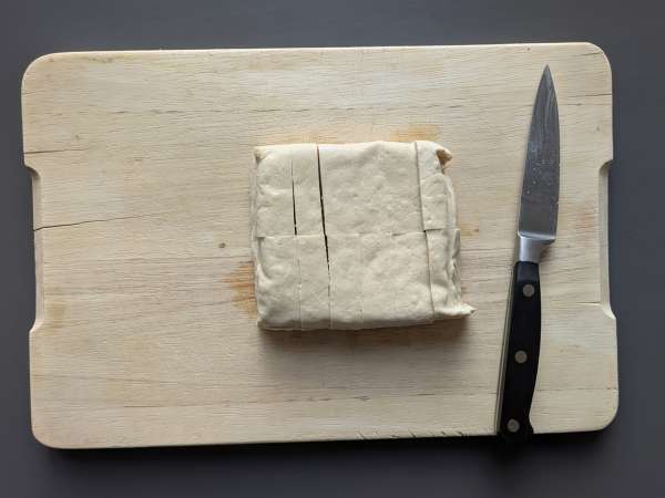 Tofunuggets i luftfritösen - Beredning steg 2