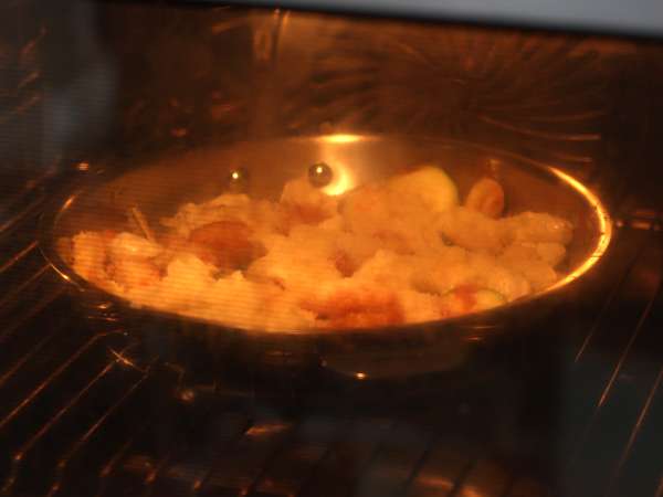 Snabbrecept på gratäng med gnocchi, zucchini och mozzarella - Beredning steg 5