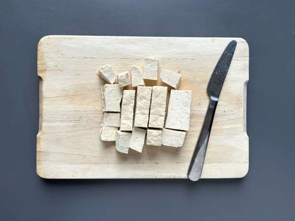 Tofu à la General Tao - Beredning steg 1