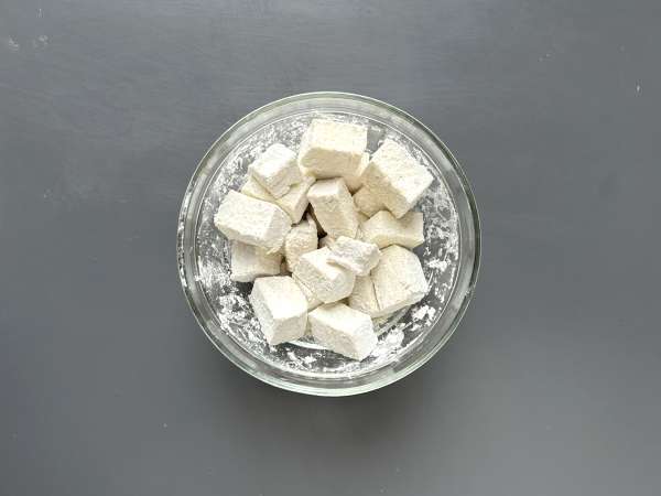 Tofu à la General Tao - Beredning steg 2