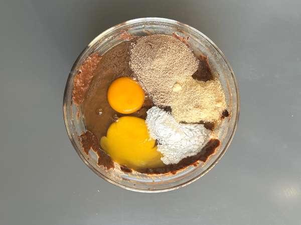Proteinbrownies med choklad och röda bönor - Beredning steg 4