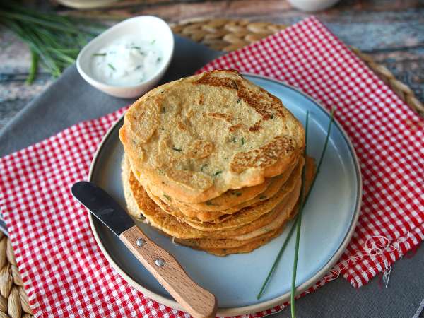 Salta pannkakor med koralllinser: ett enkelt recept rikt på protein - Beredning steg 9
