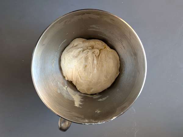 Rustik focaccia med lök och rosmarin - Beredning steg 7