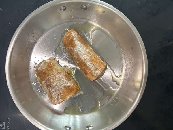 Torskfilé med citron, vitlök och kryddor - Beredning steg 5