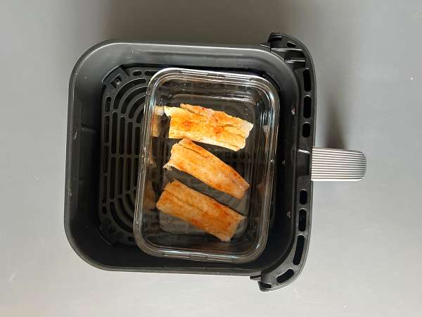 Torsk med vita bönor, spenat och chorizo - Beredning steg 3