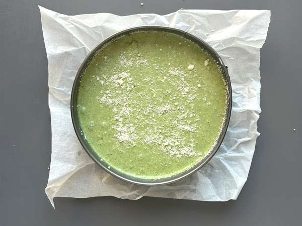 Quiche utan deg med spenat och gouda - Beredning steg 5