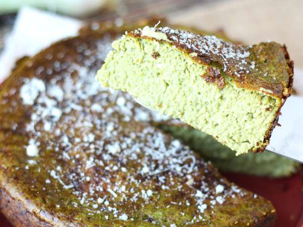 Quiche utan deg med spenat och gouda - Beredning steg 8
