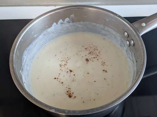 Krämig lasagne med pumpa, speck och krispiga valnötter - Beredning steg 3