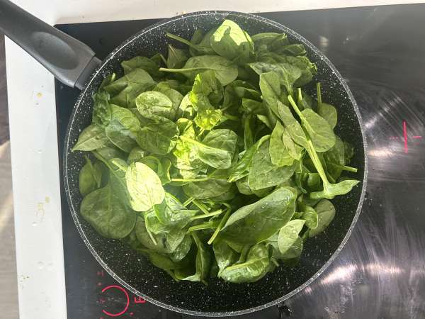 Palak tofu: indisk curry med spenat och tofu - Beredning steg 4