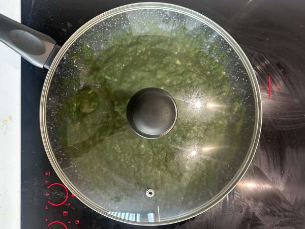 Palak tofu: indisk curry med spenat och tofu - Beredning steg 9
