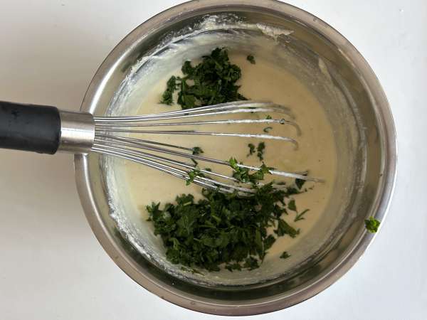 Quiche med svamp och hokkaidopumpa - Beredning steg 5