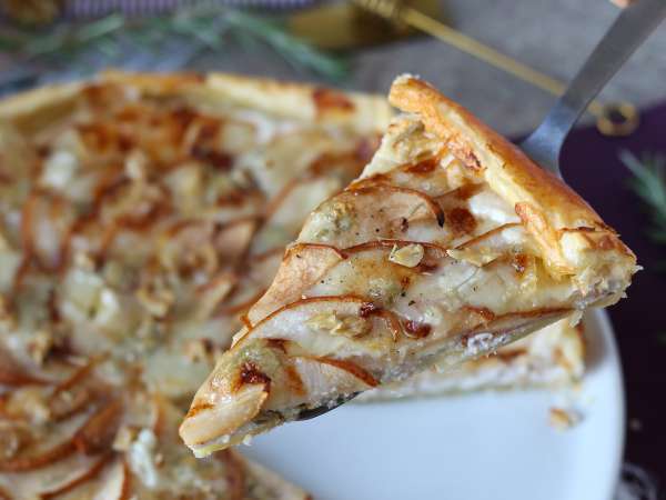 Pärontarte med gorgonzola och valnötter – sött och salt i perfekt harmoni - Beredning steg 9