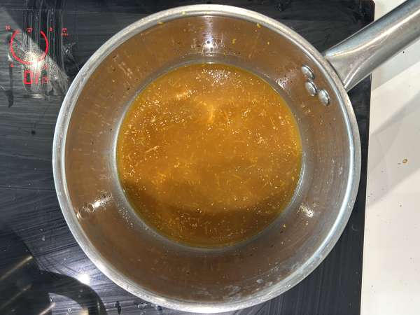 Krispig tofu med apelsinsås - Beredning steg 3