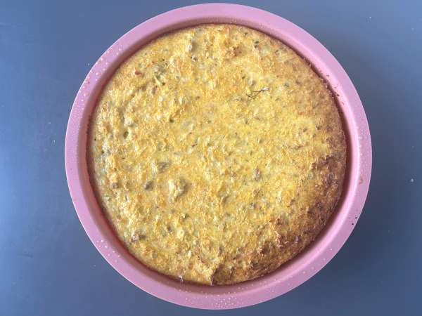 Quiche utan pajskal med tonfisk, morötter och cottage cheese: enkel och proteinrik - Beredning steg 9