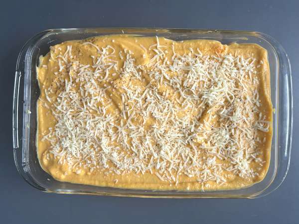 Lasagne med butternutpumpa, spenat och ricotta - Beredning steg 7