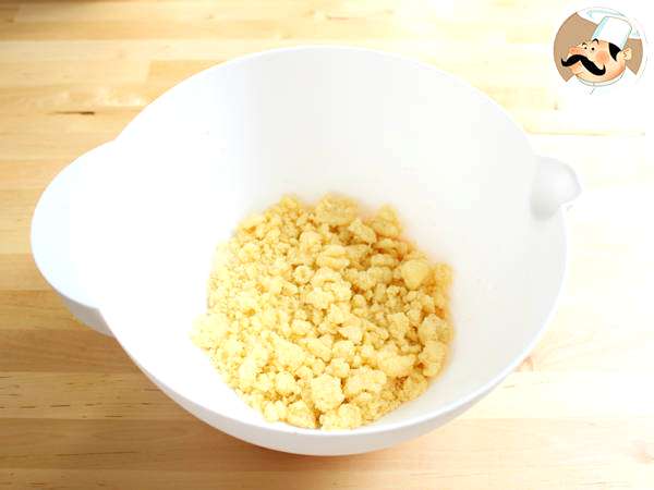 Äppel- och kanelcrumble - Beredning steg 1