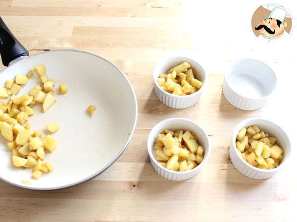 Äppel- och kanelcrumble - Beredning steg 4