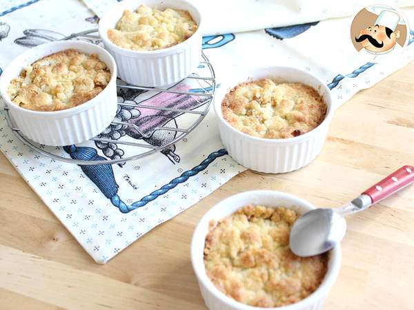 Äppel- och kanelcrumble - Beredning steg 6