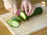Zucchini chips - Beredning steg 1