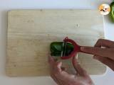 Hur man skalar rå paprika - Beredning steg 2