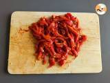 Sallad med rostad paprika i luftfritös - Beredning steg 4