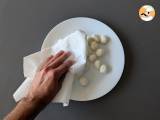 Mozzarelline i luftfritös - Beredning steg 1