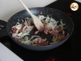 Fyllt igelkottsbröd i tartiflette-stil - Beredning steg 2