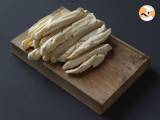 Fyllt igelkottsbröd i tartiflette-stil - Beredning steg 4