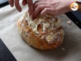 Fyllt igelkottsbröd i tartiflette-stil - Beredning steg 7