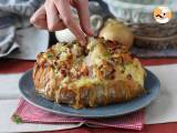 Fyllt igelkottsbröd i tartiflette-stil - Beredning steg 10